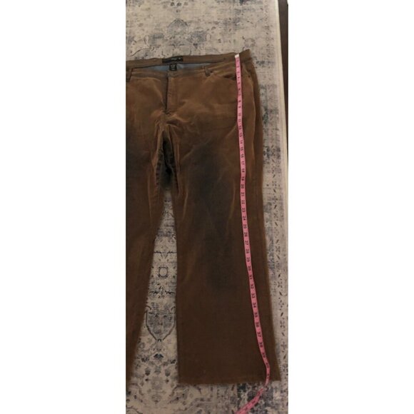 Women's Venezia Plus Size Suede Feeling Brown Distressed Size 26 Pant - Picture 5 of 8